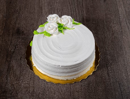 6 Inch White Vanilla Cake